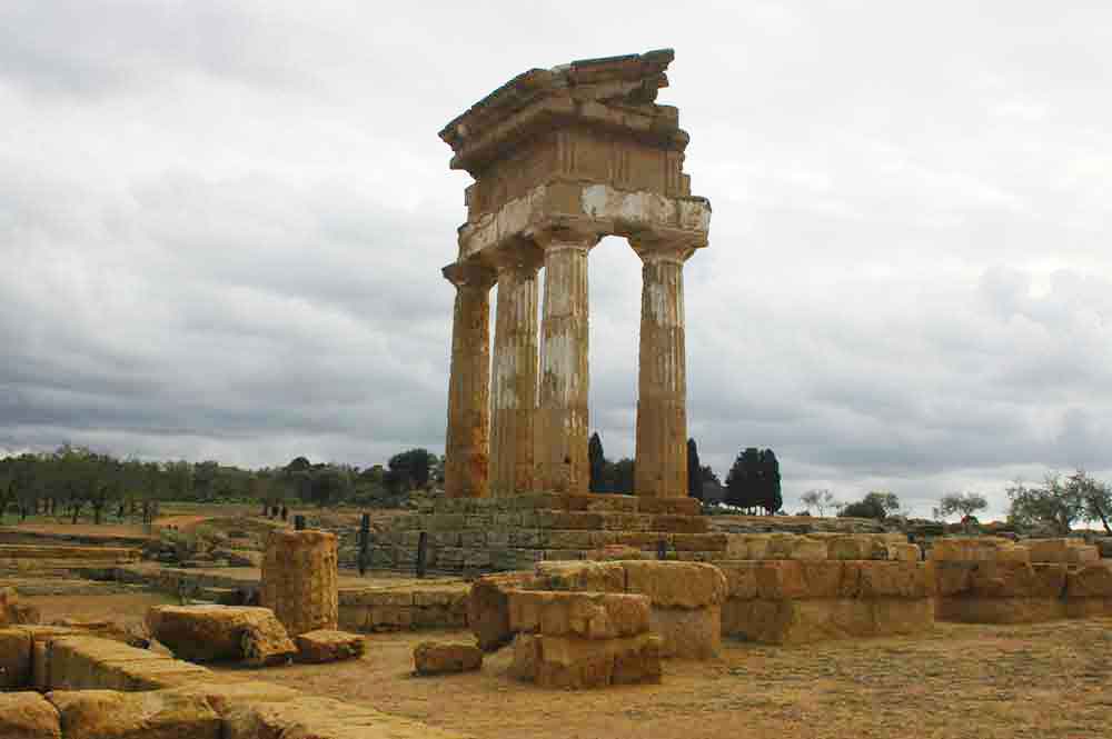 10 - Italia - Sicilia - Agrigento - valle de los templos - Castor y Polux